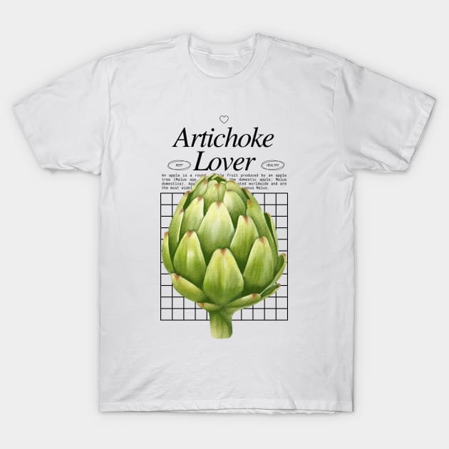 Artichoke Lover - Vegetable Addict - Gardener T-Shirt by Millusti